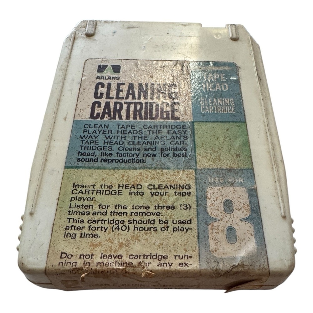 Tape Head Cleaning Cartridge for 8 Track